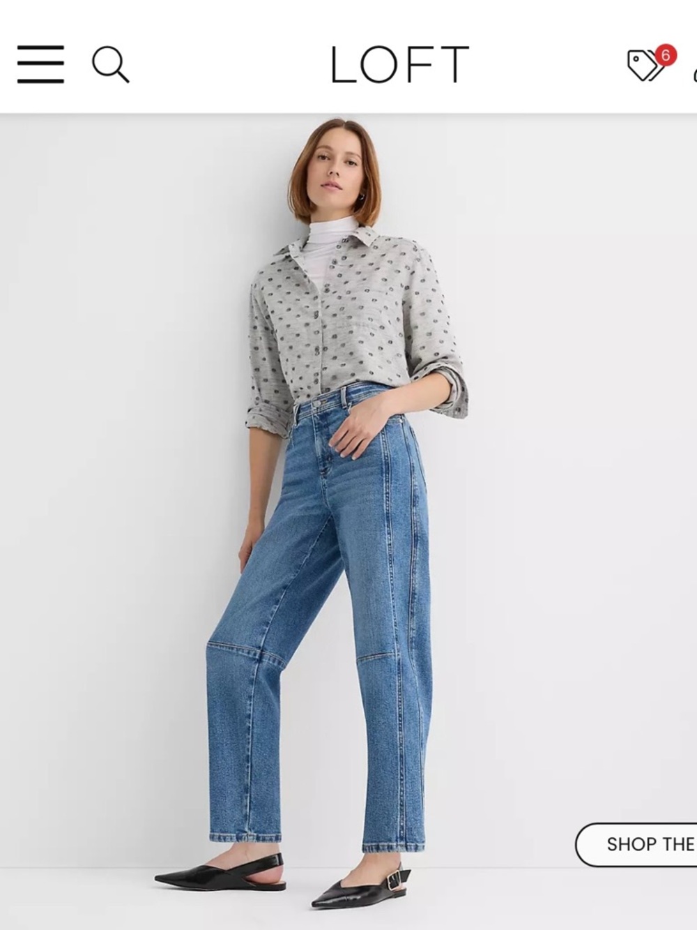 The Barrel High Rise Jeans
